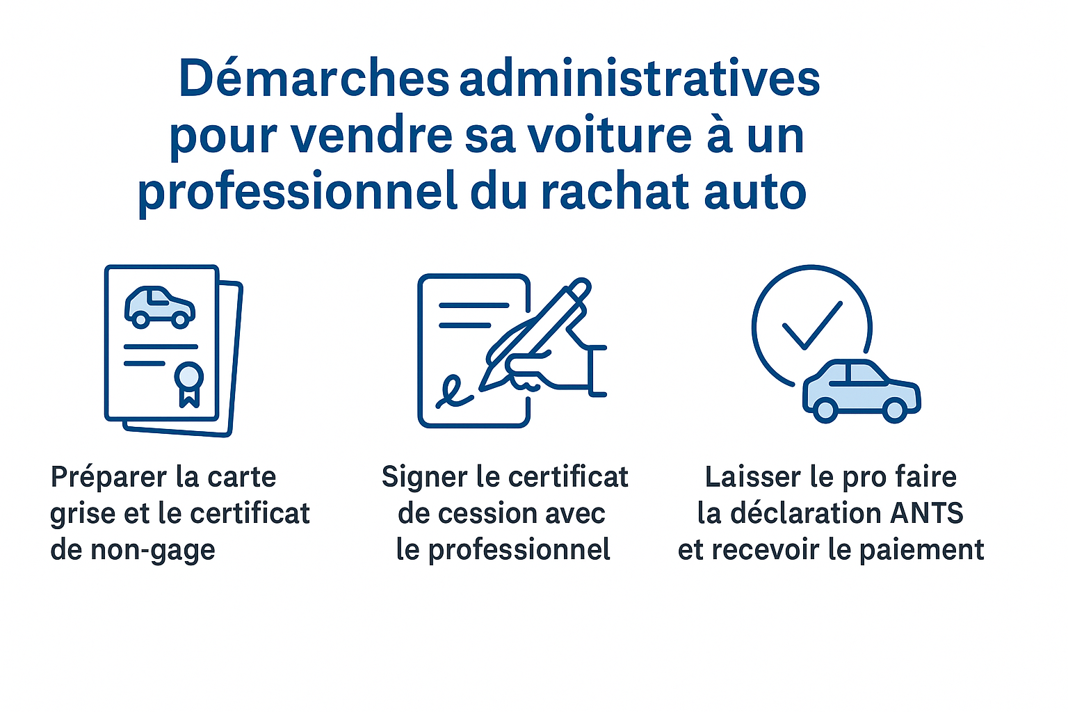 vendre à un professionnel de rachat auto