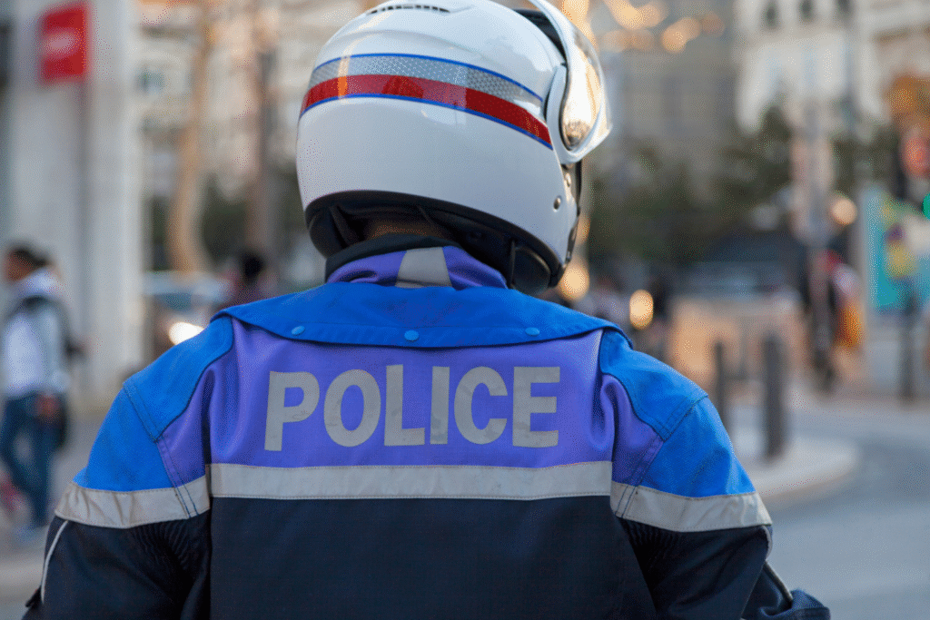 contrôle de police voiture à Paris